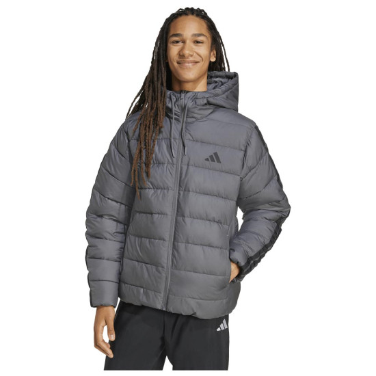 Adidas Ανδρικό μπουφάν Essentials Climawarm 3-Stripes Synthetic Down Hooded Jacket